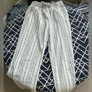 Sienna Sky Black and White Striped Pants